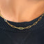 Minimalist Paperclip Chain Necklace
