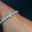 Minimalist diamond tennis bracelet for men’s effortless elegance