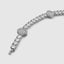 Exclusive men’s bracelet featuring a clover symbol for luck