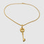 Gold 4 Leaf Clover Pendant Necklace, a symbol of luck and success