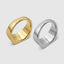 18k yellow gold chunky minimalist ring for men by DVNCI
