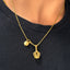 20 Inch Chain with Gold Crown Pendant