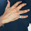 DVNCI solid white gold chunky ring for men, perfect for any occasion