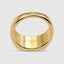 Minimalist chunky signet pinky ring in 18k yellow gold
