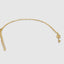 Gothic-inspired skull key necklace for men in 18k gold