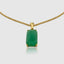 healing crystal jade necklace in 18k gold for unisex jewelry lovers