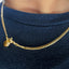 4mm minimalist Cuban link necklace showcasing timeless and sleek design