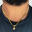 Minimalist Herringbone Chain Necklace