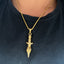 Sword & Skull Power Pendant With Chain