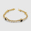 Four Leaf Black Clover Diamond Tennis Bracelet