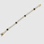 Four Leaf Black Clover Diamond Tennis Bracelet