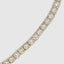 Clustered Diamond Tennis Bracelet With Solitaires