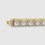Clustered Diamond Tennis Bracelet With Solitaires