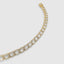 Clustered Diamond Tennis Bracelet With Solitaires