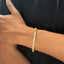 Clustered Diamond Tennis Bracelet With Solitaires