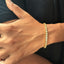 Clustered Diamond Tennis Bracelet With Solitaires