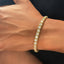 Clustered Diamond Tennis Bracelet With Solitaires