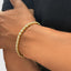 Clustered Diamond Tennis Bracelet With Solitaires
