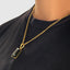Unique gold onyx pendant jewelry with luxury packaging
