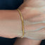 Confidence-boosting Cuban chain bracelet in 18K gold