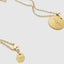 Premium men’s jewelry pendant necklace in gold