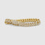 Elegant 10mm Cuban chain bracelet for men with premium diamonds