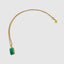 DVNCI premium jade talisman necklace in polished 18k yellow gold