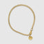 DVNCI minimalist 3mm gold chain bracelet for modern fashion