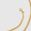 Elegant minimalist Cuban link chain necklace 4mm for men and women