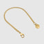 Luxury 18k gold bracelet, Connell chain design, 3mm width