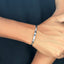 Adjustable fit minimalist 4mm cuff bracelet for personalized comfort and style