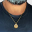 DVNCI gold pendant chain for sophisticated men