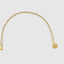 Saint Christopher travel protection necklace in 18K gold, Christian jewelry gift idea