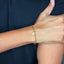 Statement gold chain bracelet in 18k, 3mm width by DVNCI